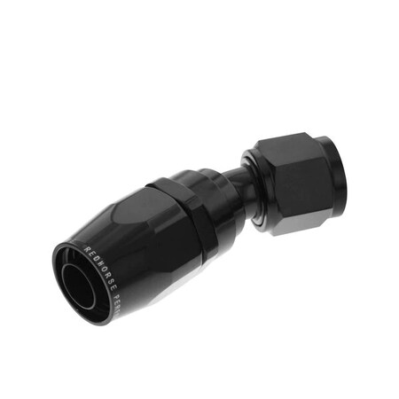 Red Horse Performance -10 30 DEGREE FEMALE ALUMINUM HOSE END - BLACK 1030-10-2